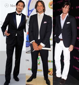 Montaje de Adrien Brody, Feliciano López y Luis Medina 