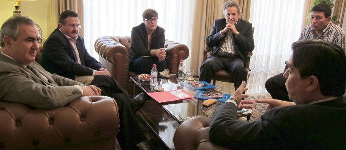 Encuentro Entre González Tovar Y El Presidente Del Sctras