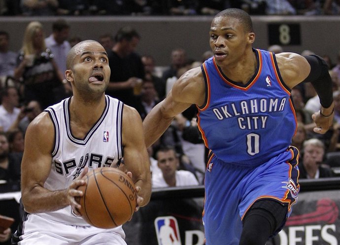 Parker Y Westbrook, Spurs-Thunder