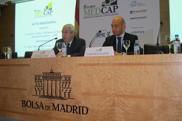 El Presidente De BME, Antonio Zoido, Junto A Jaime García-Legaz