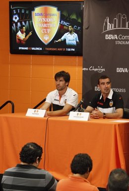 David Albelda y Juan Carlos Carcedo