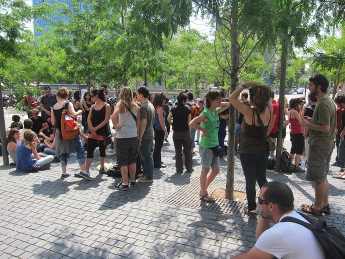 Protesta Ante La Ciudad De La Justicia Por Detenciones 29M