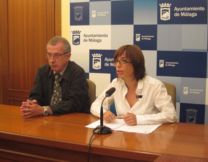Carlos Hernández Pezzi y María Gámez, del PSOE