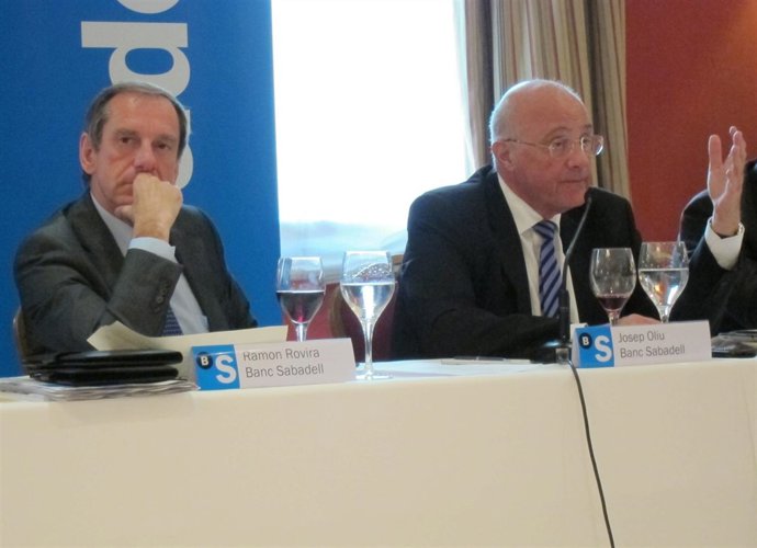 Ramon Rovira Y Josep Oliu (Banco Sabadell)