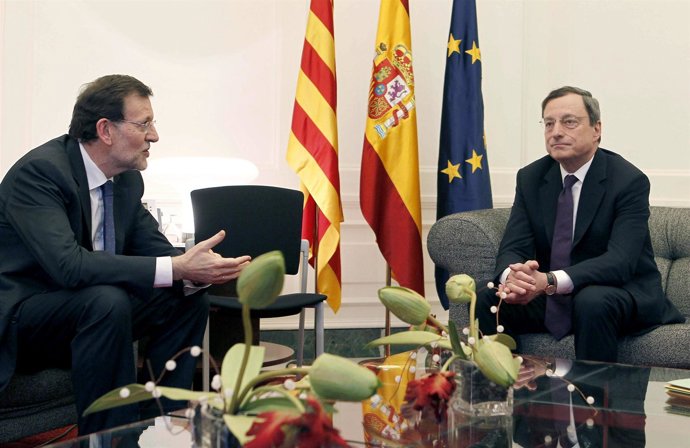 Mariano Rajoy Y Mario Draghi