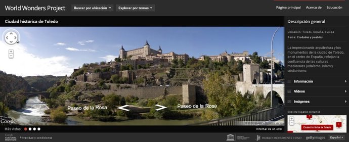 Página De Google World Wonders Project Por Google