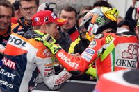 Motociclismo/GP Catalunya.- Rossi: "No sé si iré a Honda con Pedrosa el año que viene"
