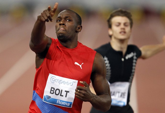 El Jamaicano Usain Bolt Gana La Diamond League De Roma