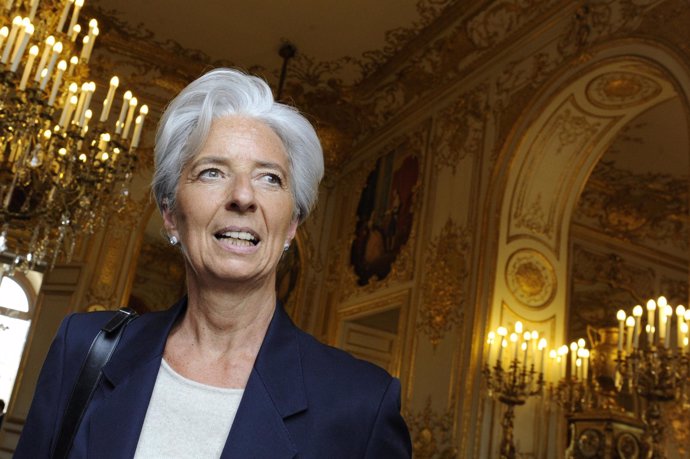 Ministra Francesa De Finanzas, Christine Lagarde