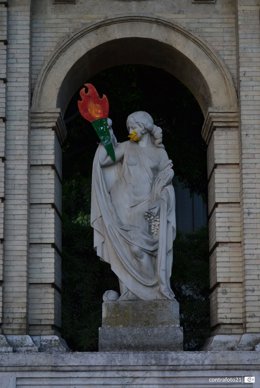 Acción Protesta De Los Estudiantes De La US Contra Los Recortes
