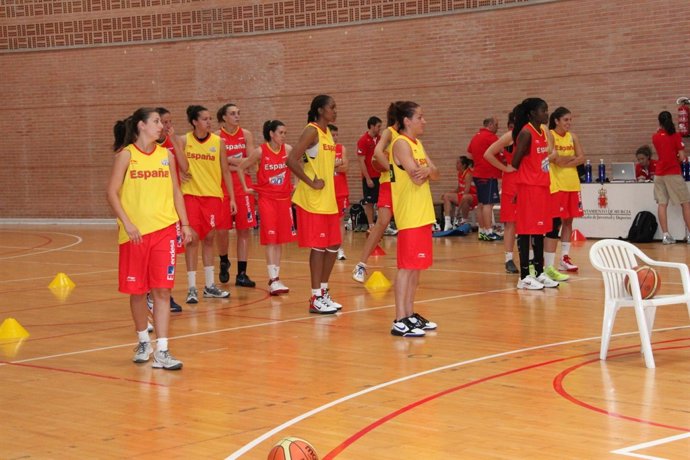Entrenamiento Seleccion Femenina Baloncesto