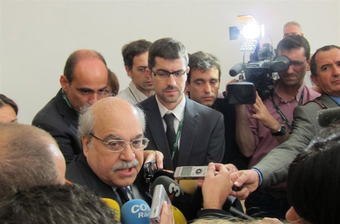 El Conseller De Economía Y Conocimiento, Andreu Mas-Colell