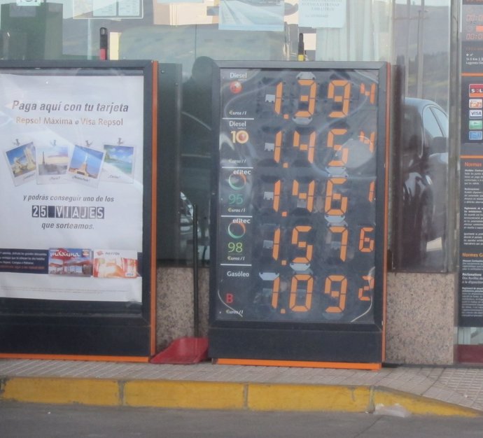 Precios De La Gasolina El 9 De Marzo De 2012