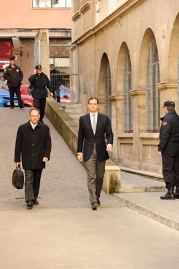 Urdangarin A Su Llegada A Los Juzgados