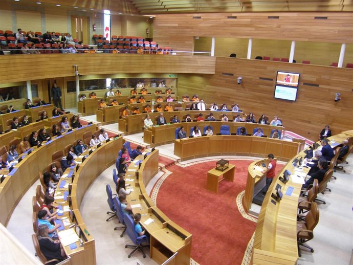Pleno Infantil en el Parlamento de Galicia