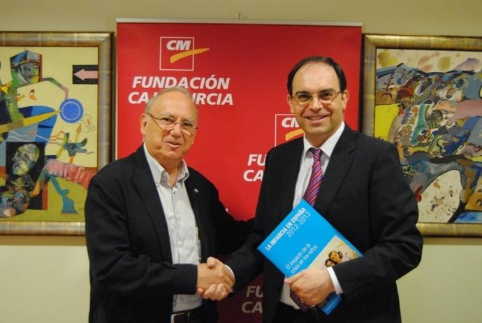 Francisco Artés Y Pascual Martínez Tras La Firma Del Convenio De Colaboración