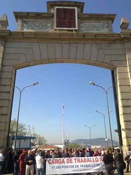 Protesta En Navantia Ferrol