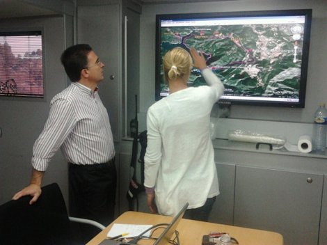 Castellano En El Puesto De Mando De Tuéjar