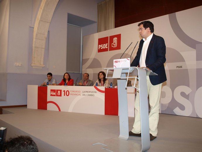 López En El Congreso Provincial Del PSOE De Burgos    