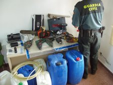 Imagen De Elementos Intervenidos En La Operación Colchoneros  