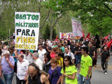 Manifestación Contra Los Recortes, El Gasto Militar Y La Monarquía