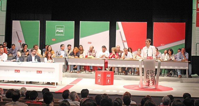 Mario Jiménez En El Congreso Provincial Del PSOE De Huelva