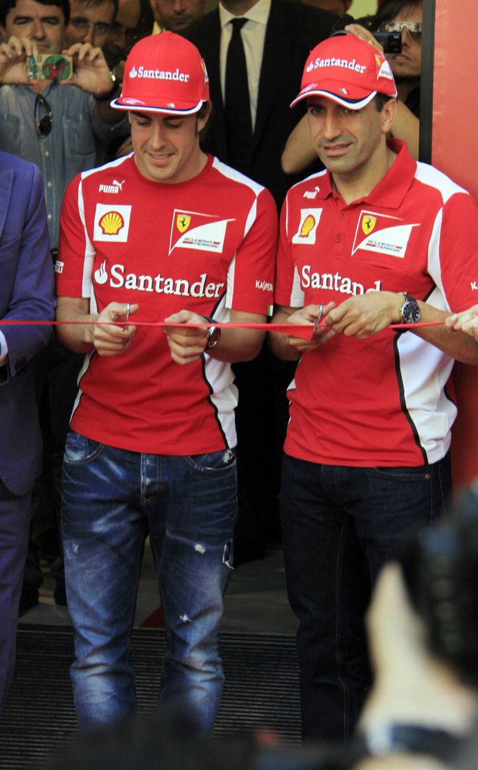 Fernando Alonso y Marc Gené