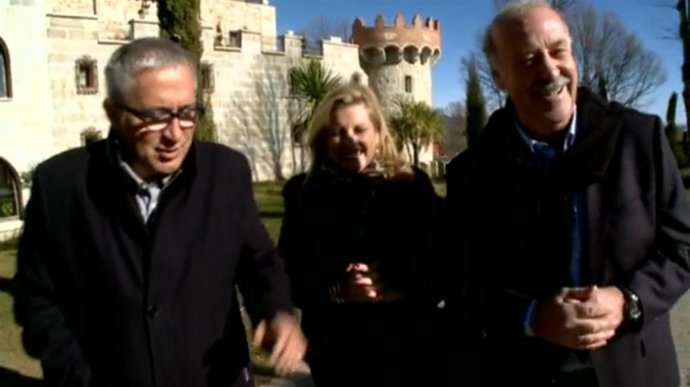Vicente Del Bosque Con Javier Sardá En 'Usted Perdone'