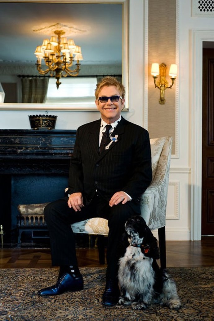 El cantante británico Elton John