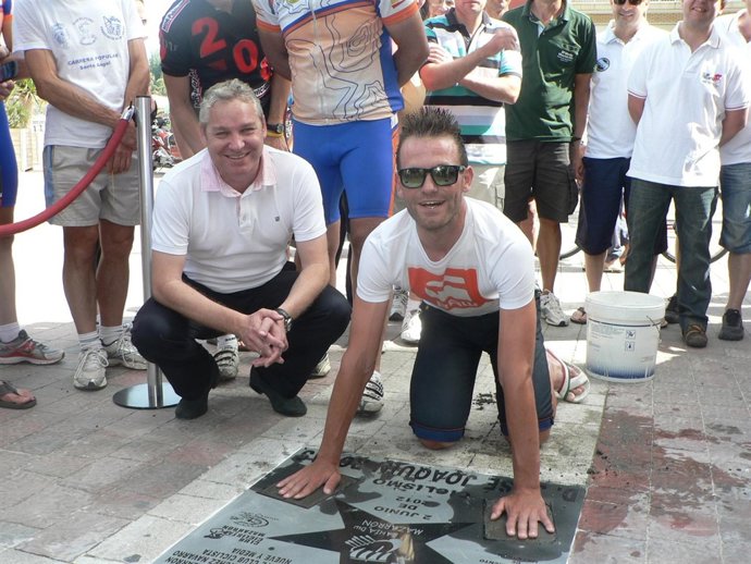 El Ciclista José Joaquín Rojas En Mazarrón