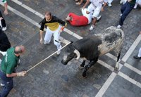 Este lunes comienza a colocarse el vallado del encierro desde los corrales de Santo Domingo