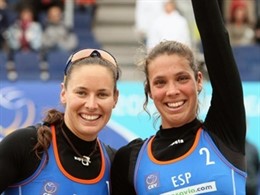 Liliana Fernández Y Elsa Baquerizo, Bronce Europeo En Voley Playa