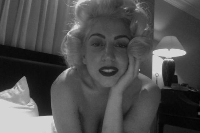 Lady Gaga como Marilyn Monroe