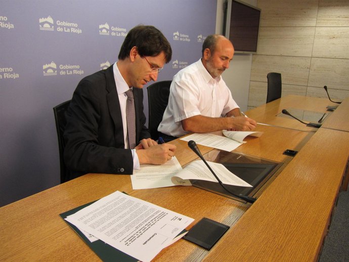 Firma Convenio San Vicente De La Sonsierra