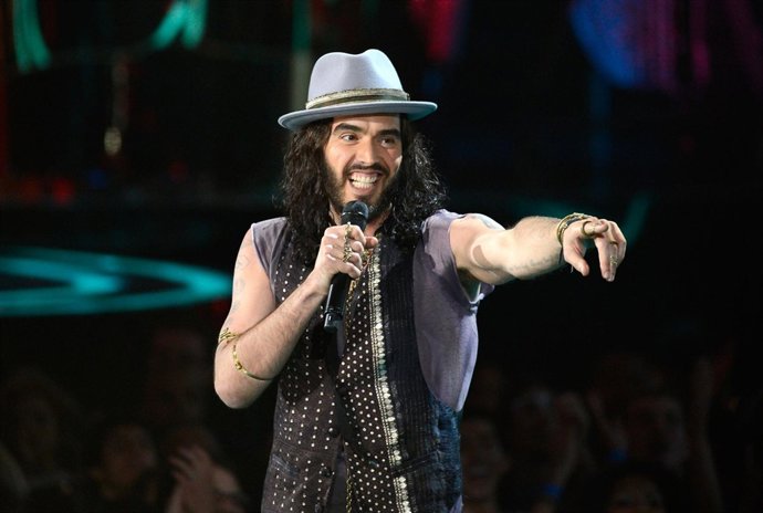 El cómico británico Russell Brand durante los MTV Movie Awards