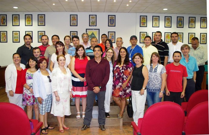 Rivas en la visita de los técnicos iberoamericanos