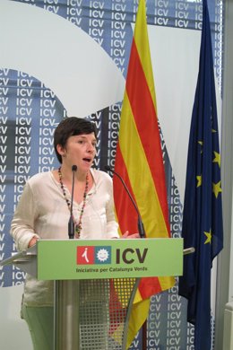 La Portavoz De ICV, Laia Ortiz