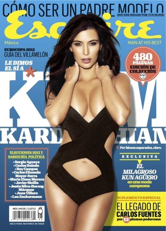 Kim Kardashian para Esquire