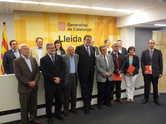 El Conseller De Bienestar Y Familia, Josep Lluís Cleries, En Lleida