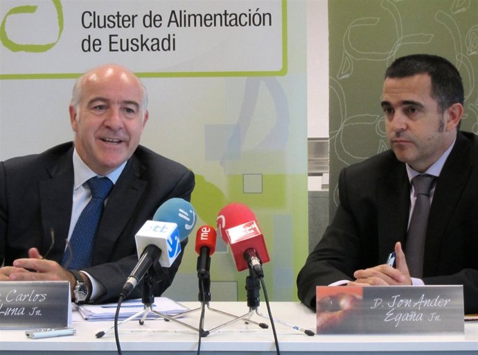 Carlos Luna Y Jon Ander Egaña, Presidente Y Gerente Del Cluster.