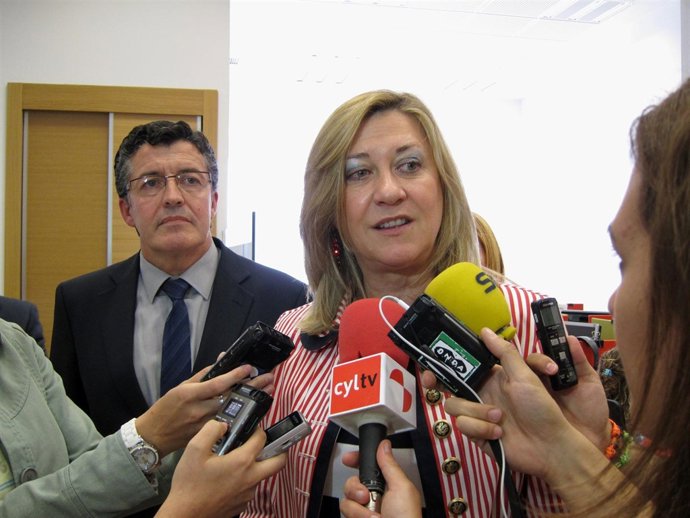Pilar del Olmo, consejera de Hacienda de CyL