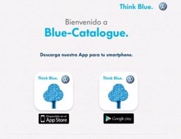 Blue Catalogue De Volkswagen