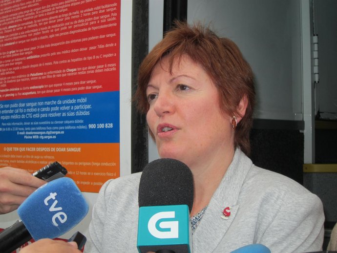 La Conselleira De Sanidade, Rocíos Mosquera.