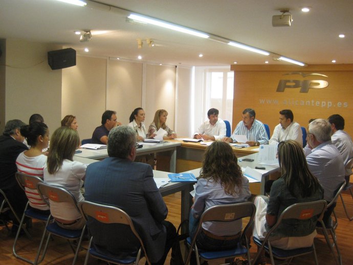 Reunión Del Comité Organizador Del Congreso Provincial Del PP