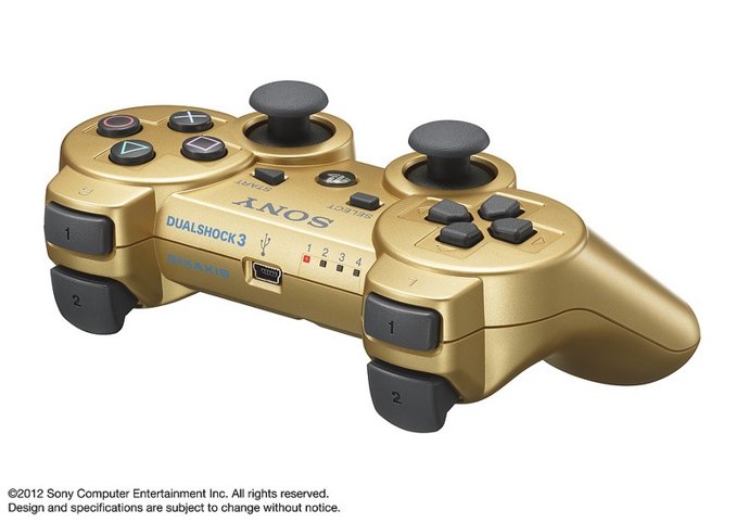 Gold Dualshock 3