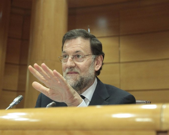 Presidente Del Gobierno, Mariano Rajoy, En El Senado