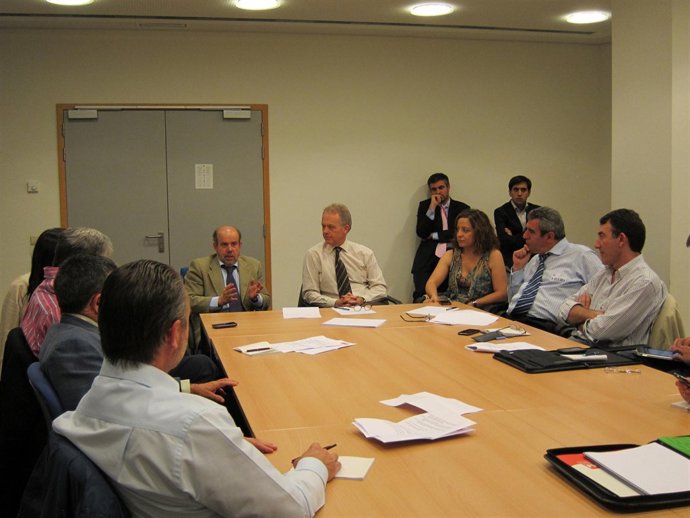 Reunión De Julio Villarrubia Con El Grupo Socialista Del Parlamento Europeo