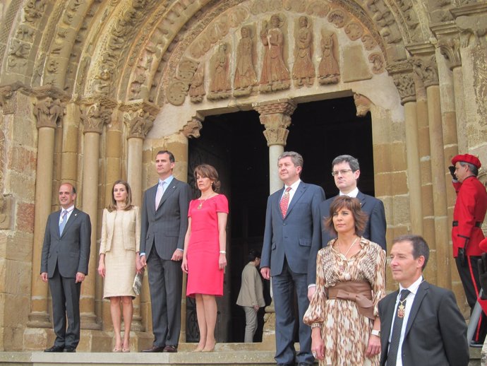 Los Príncipes De Asturias En La Entrega Del Premio Príncipe De Viana.