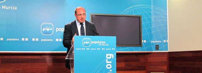 El Vicesecretario General De Organización Del PP, Pedro Antonio Sánchez