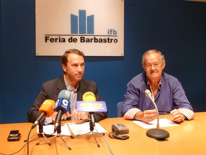 Jesús Lobera Y Rosendo Guiral Durante La Rueda De Prensa 
